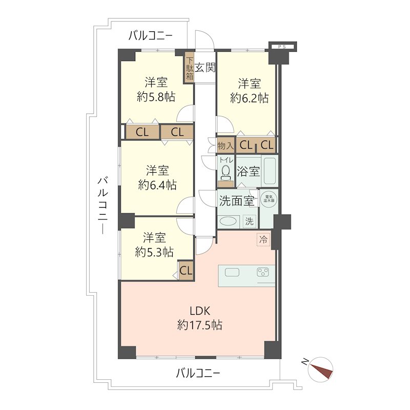 物件の間取り画像