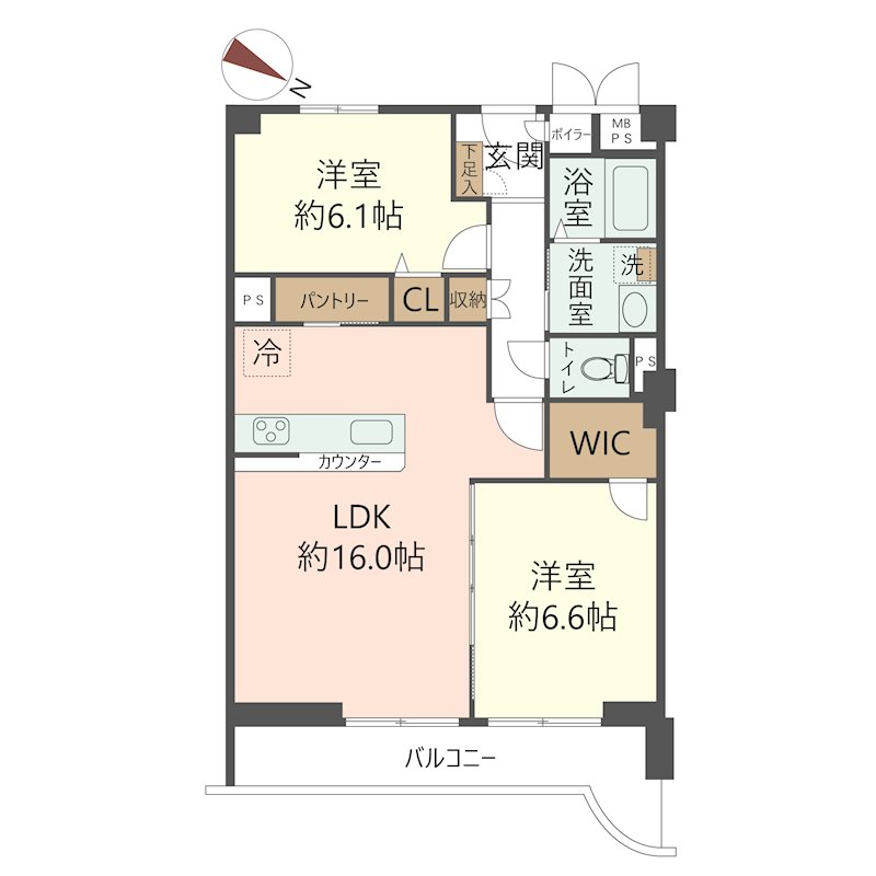 物件の間取り画像