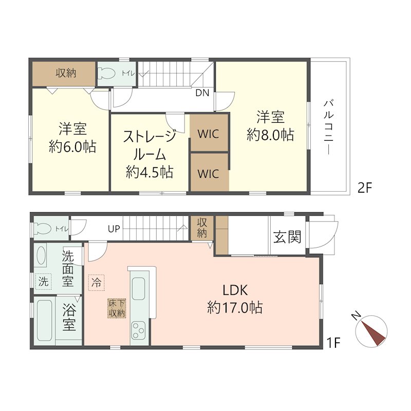 物件の間取り画像