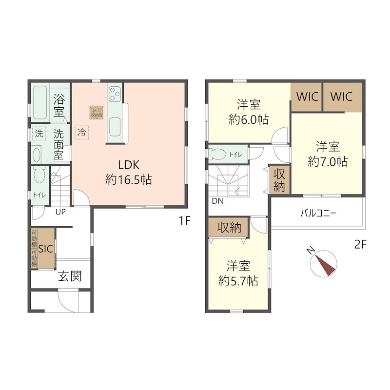 物件の間取り画像