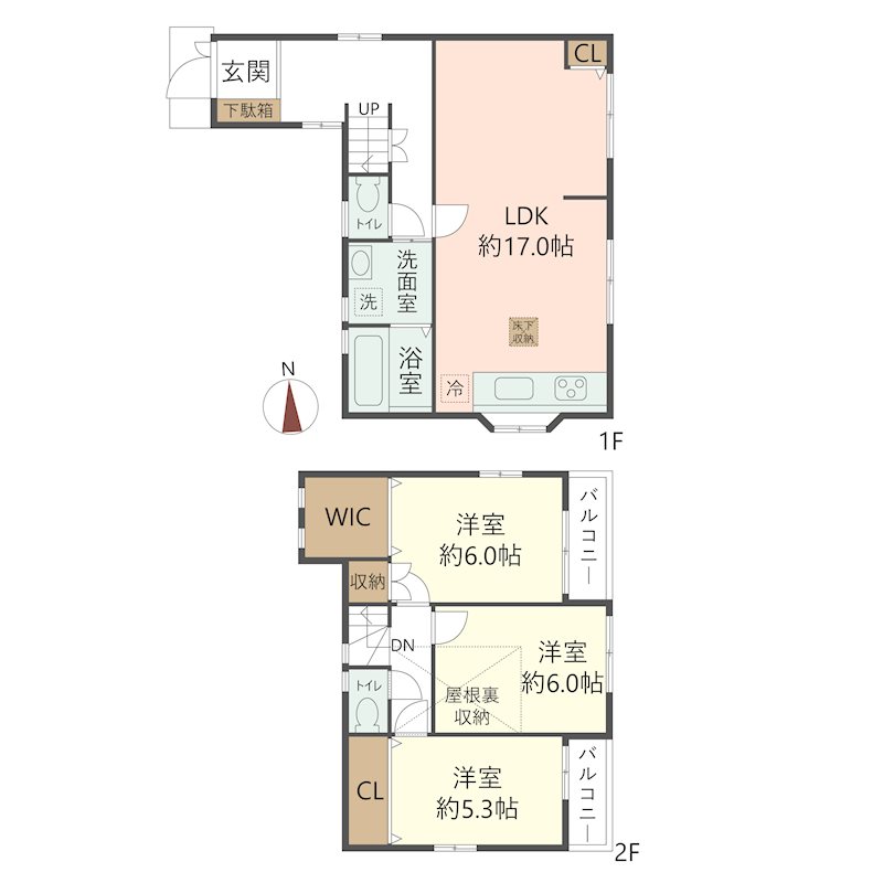 物件の間取り画像
