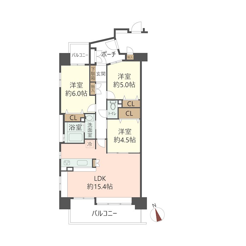 物件の間取り画像