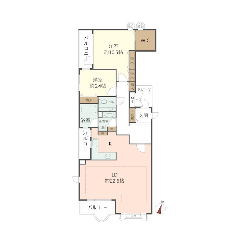 物件の間取り画像