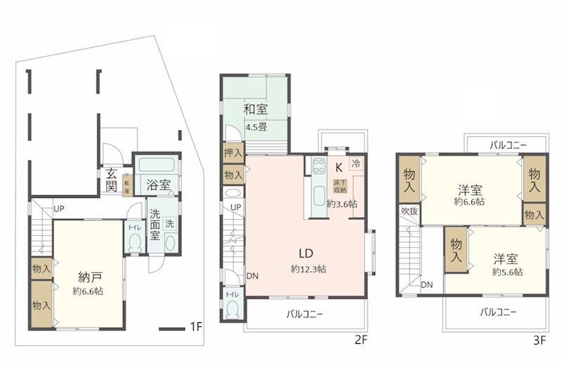 物件の間取り画像