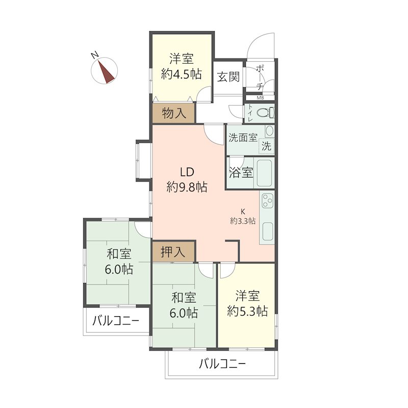物件の間取り画像