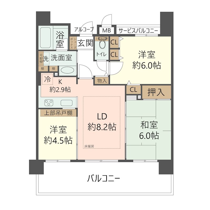 物件の間取り画像