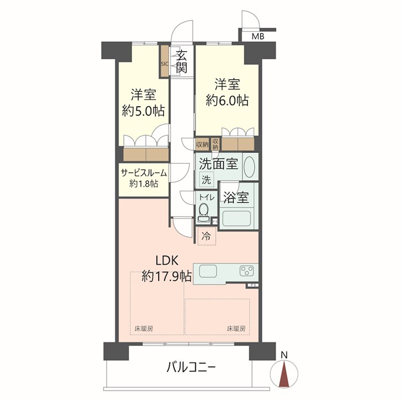 物件の間取り画像