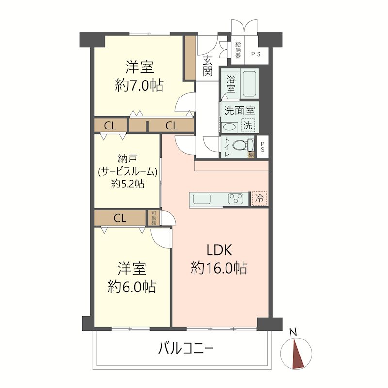物件の間取り画像