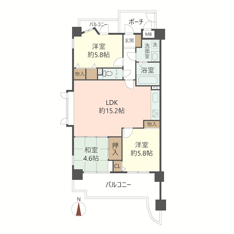 物件の間取り画像