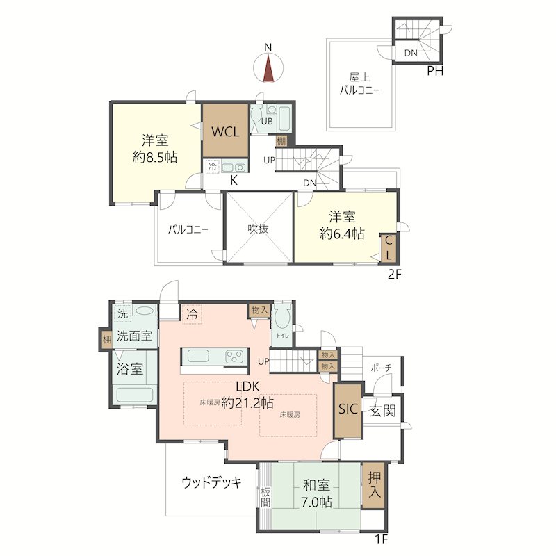 物件の間取り画像