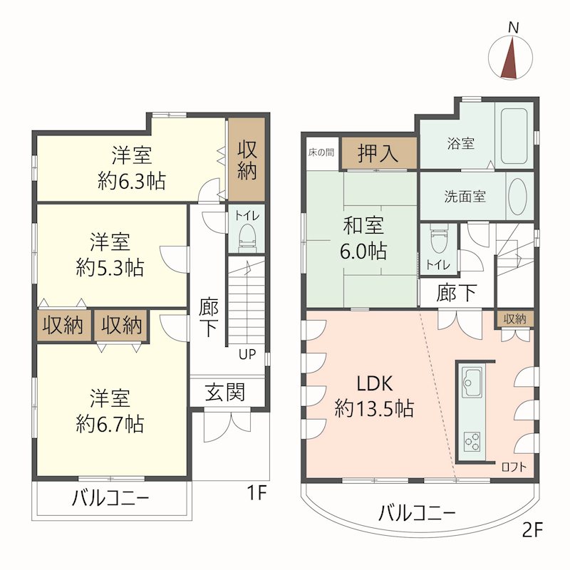 物件の間取り画像