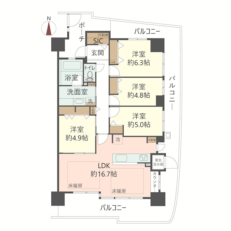 物件の間取り画像