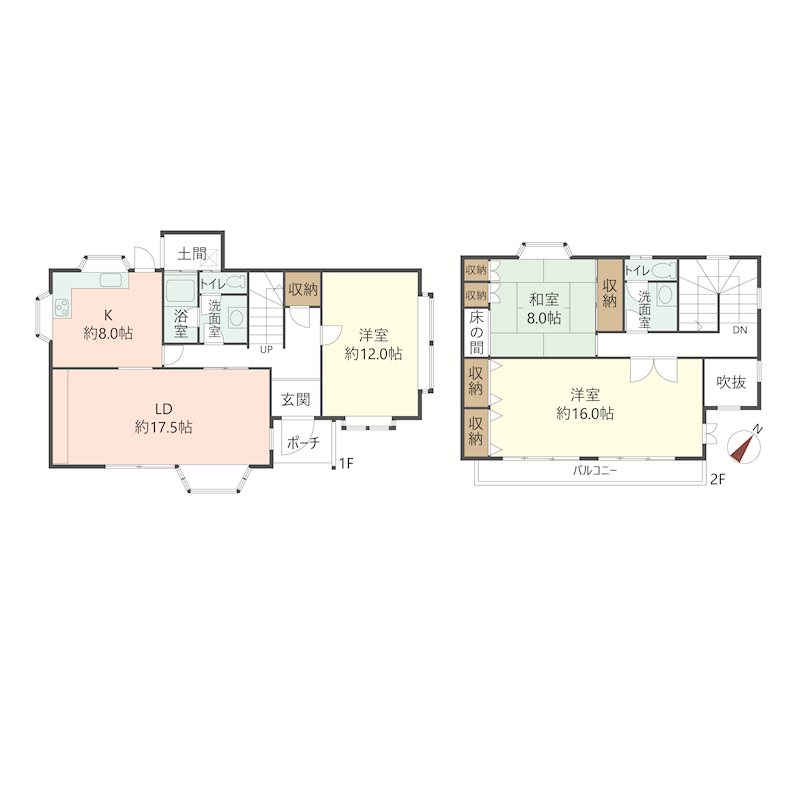 物件の間取り画像