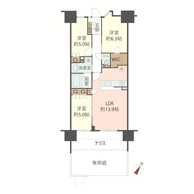 物件の間取り画像