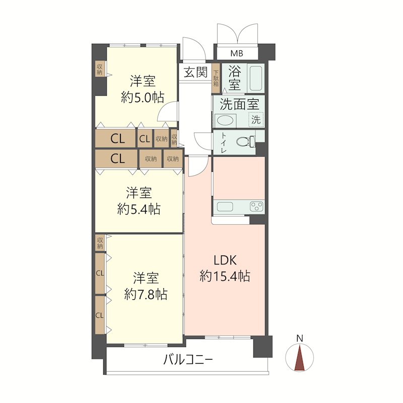 物件の間取り画像