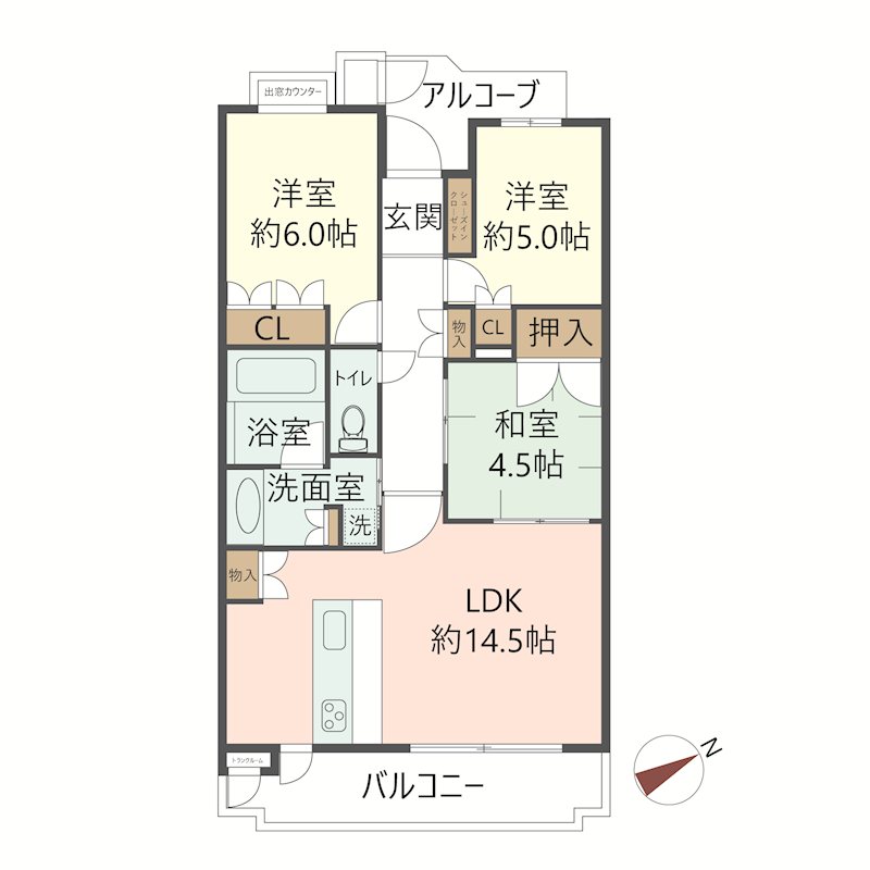 物件の間取り画像
