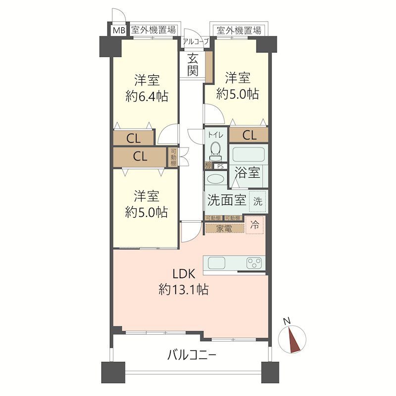 物件の間取り画像