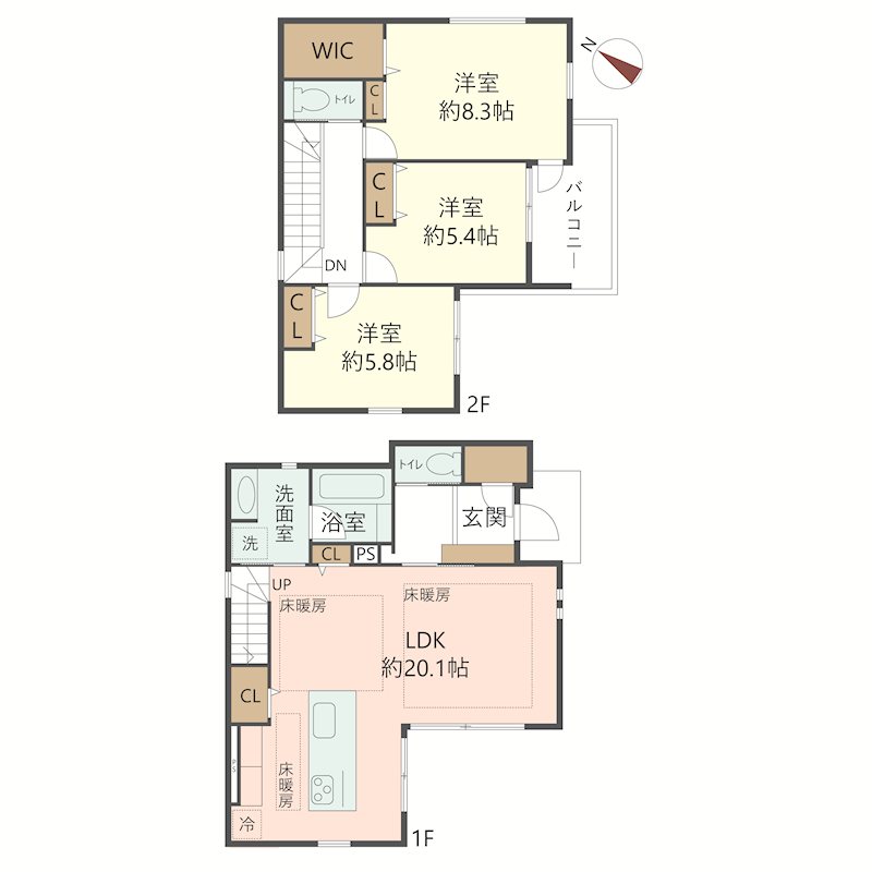 物件の間取り画像