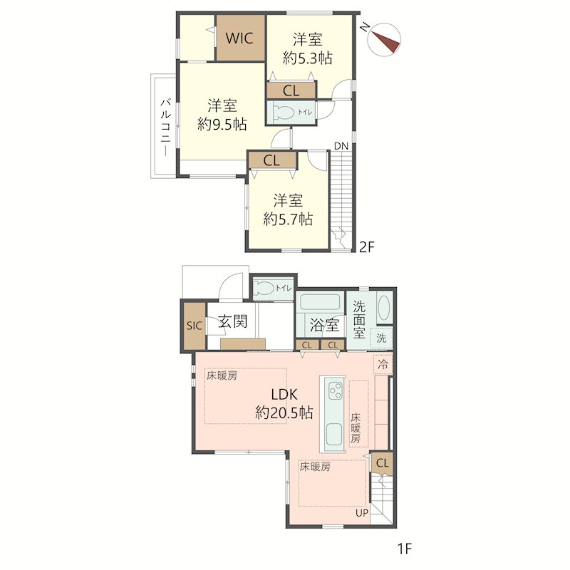 物件の間取り画像