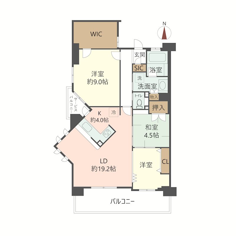 物件の間取り画像