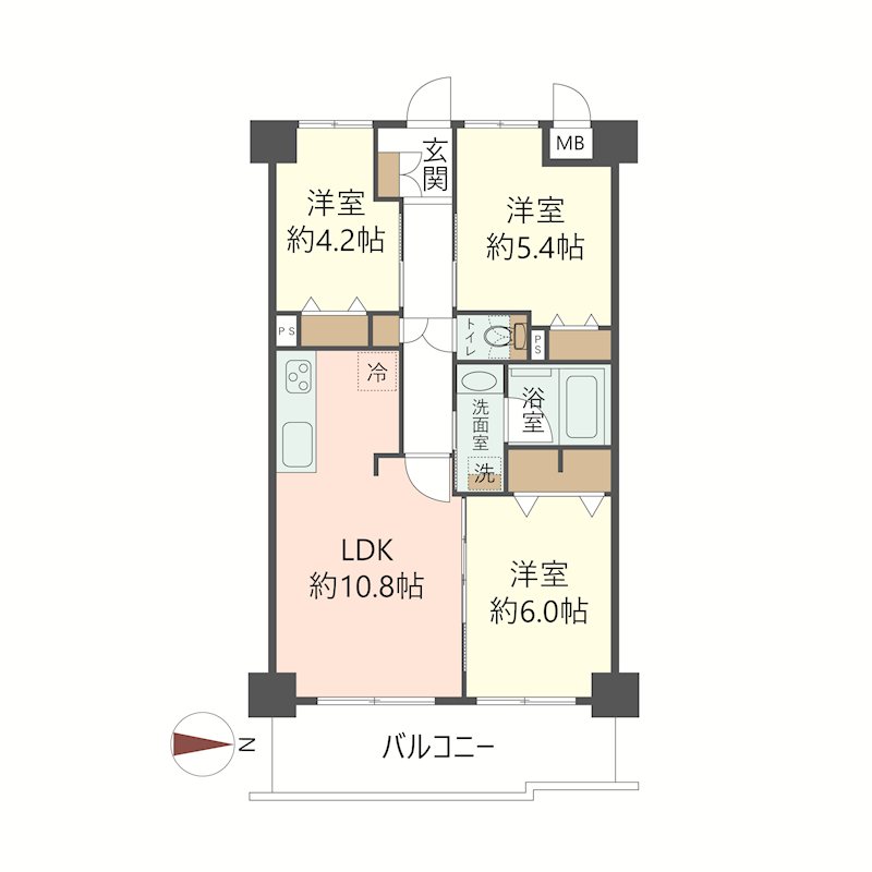 物件の間取り画像