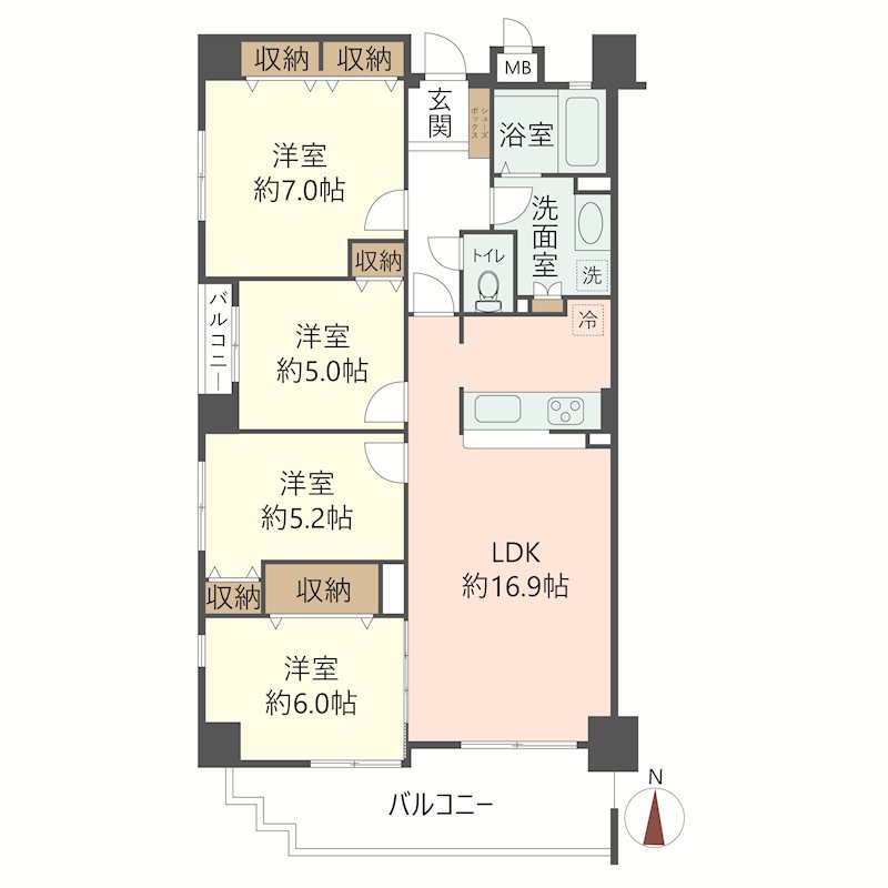 物件の間取り画像