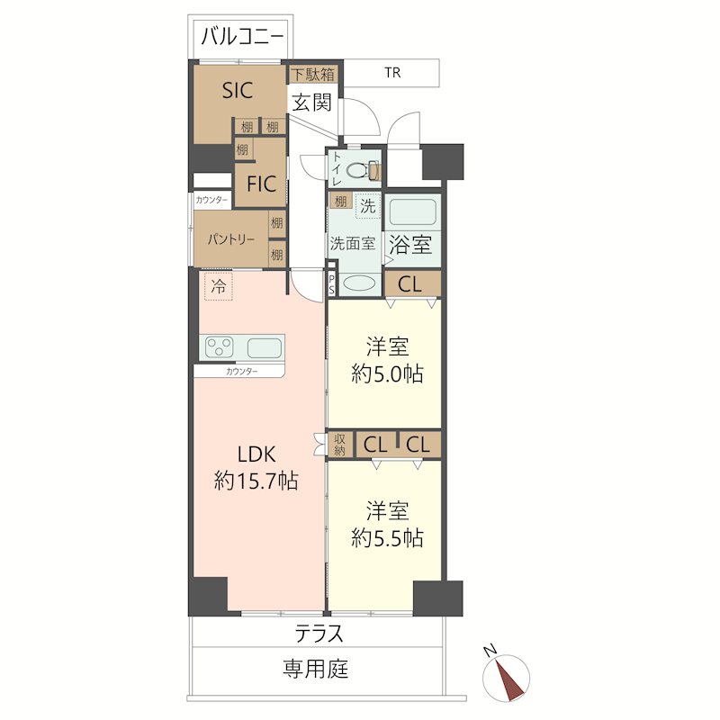 物件の間取り画像