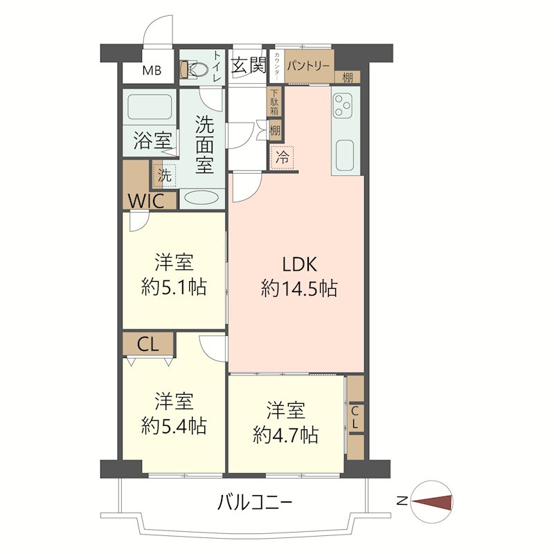 物件の間取り画像