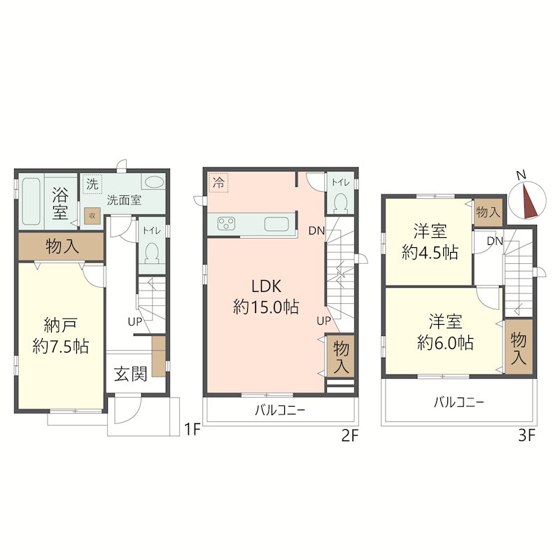 物件の間取り画像