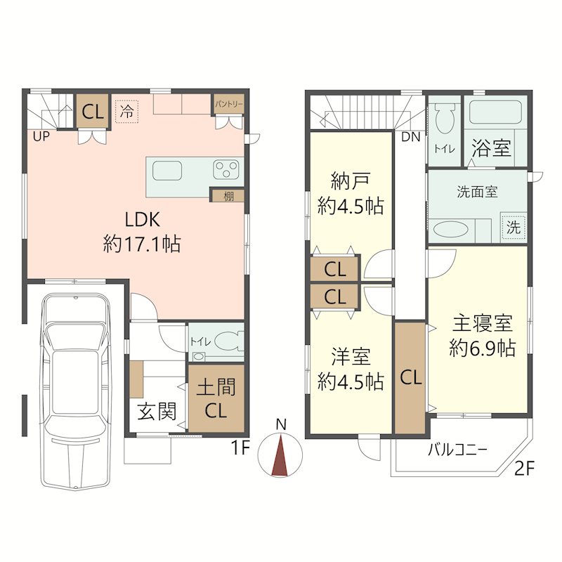 物件の間取り画像