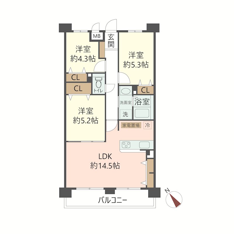 物件の間取り画像
