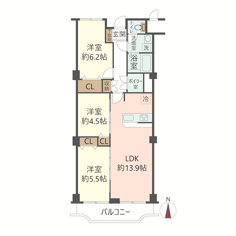物件の間取り画像