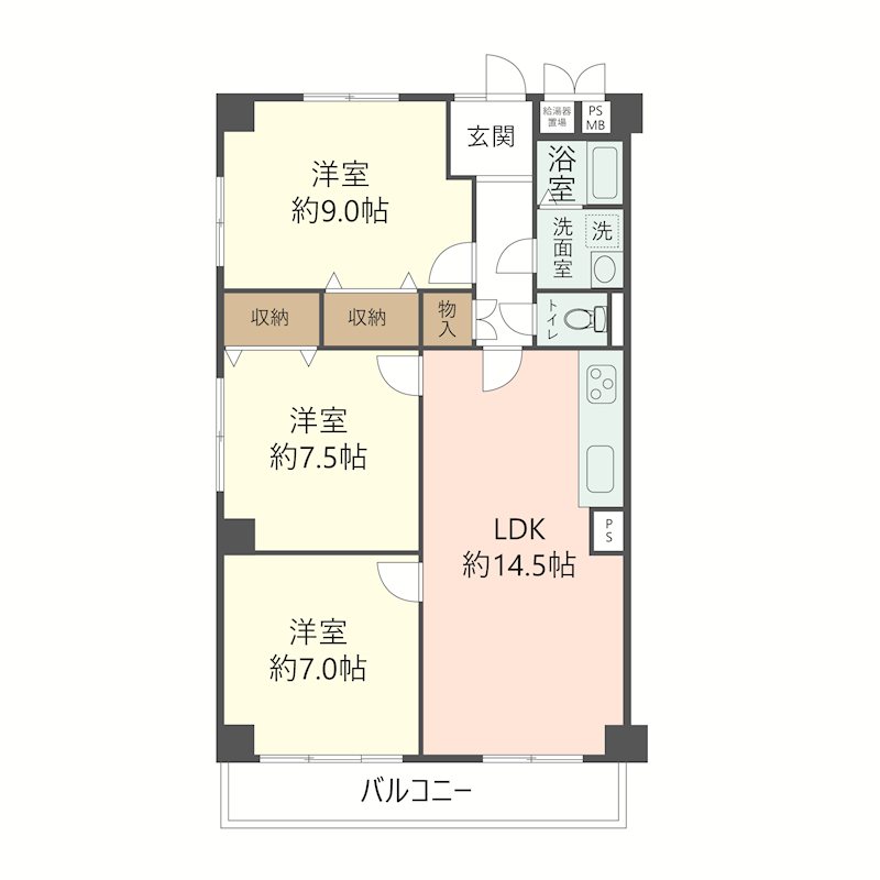 物件の間取り画像