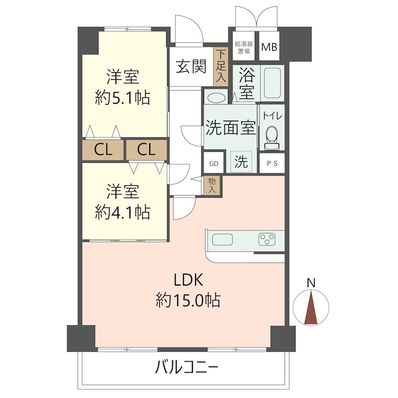 物件の間取り画像