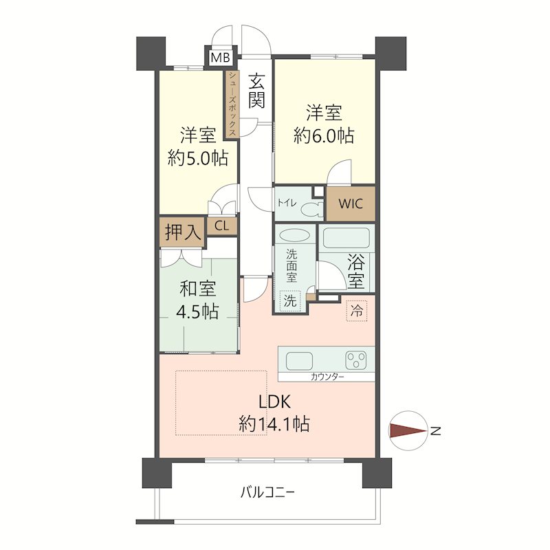 物件の間取り画像