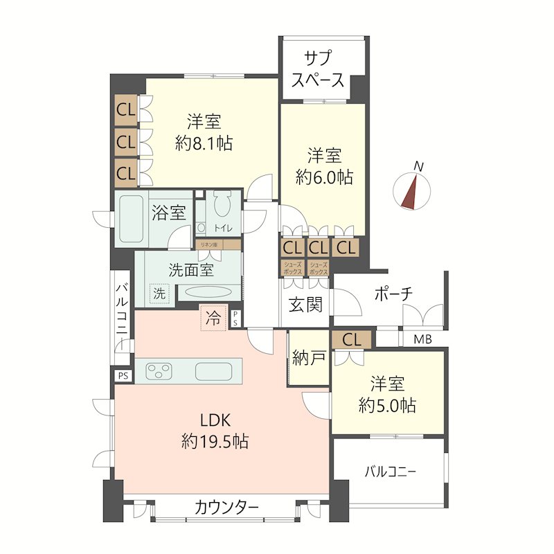 物件の間取り画像