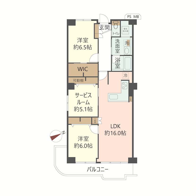 物件の間取り画像