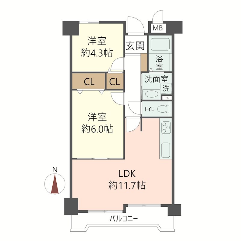 物件の間取り画像