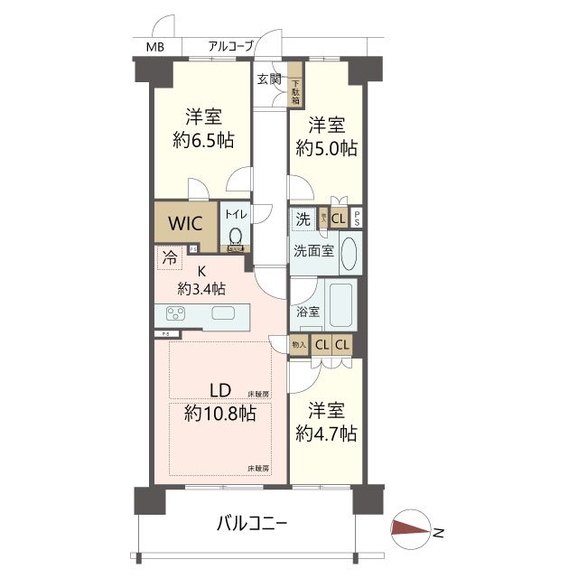 物件の間取り画像