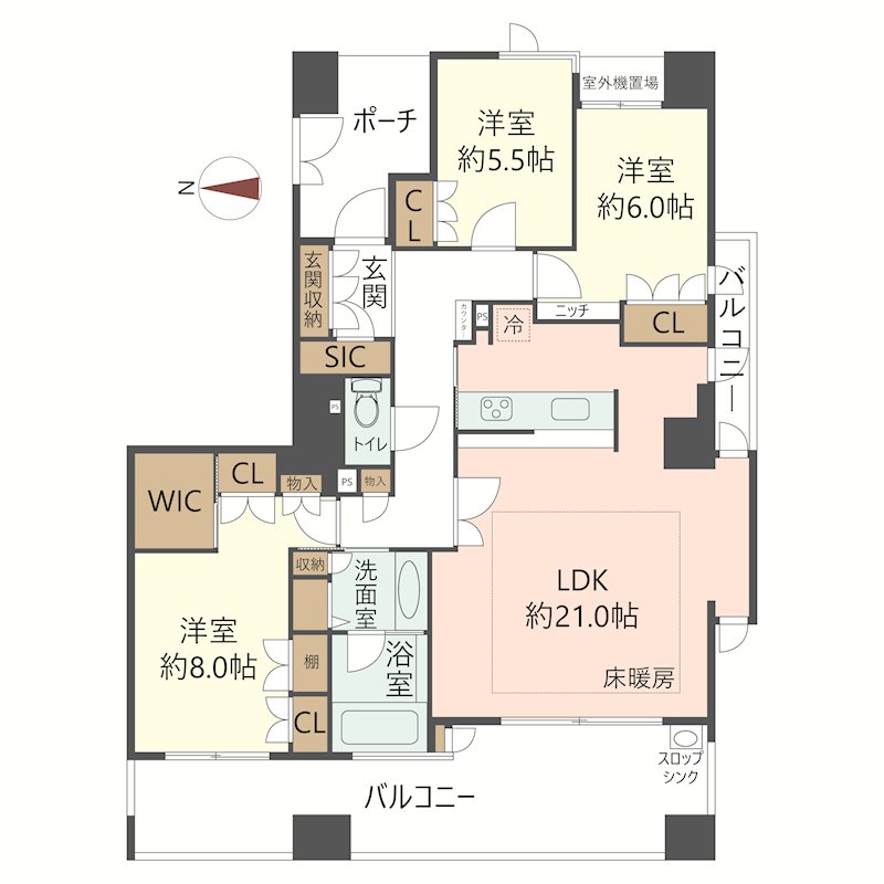物件の間取り画像
