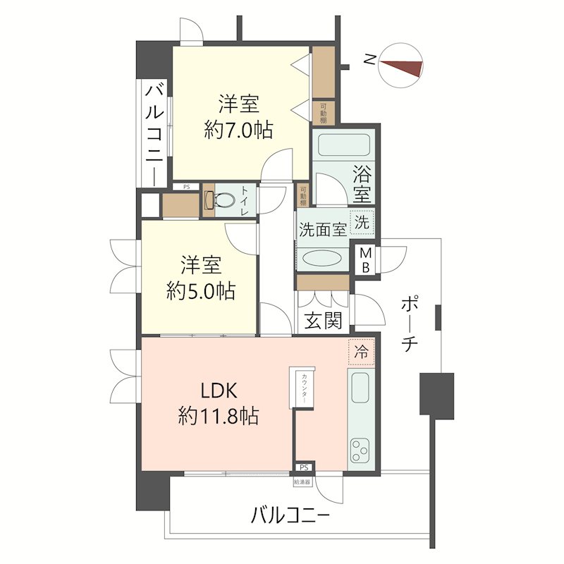 物件の間取り画像