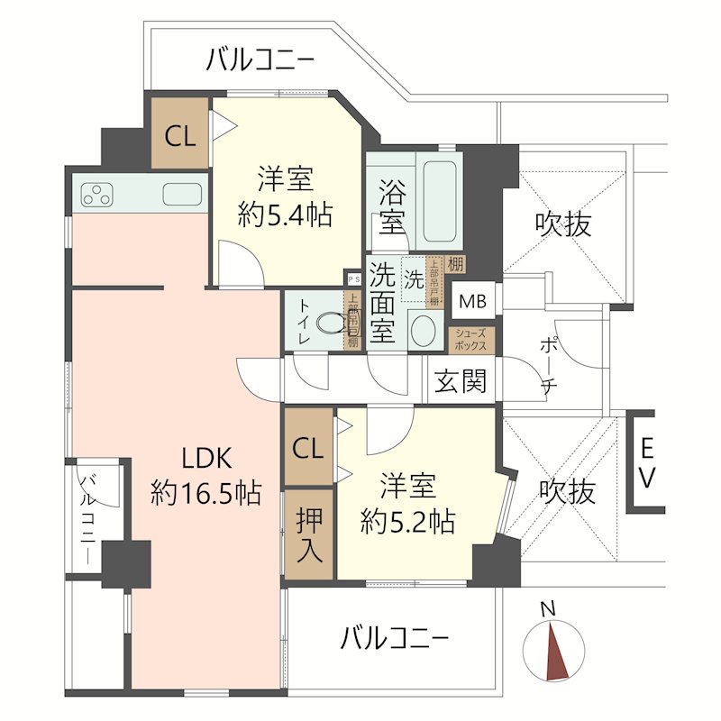 物件の間取り画像