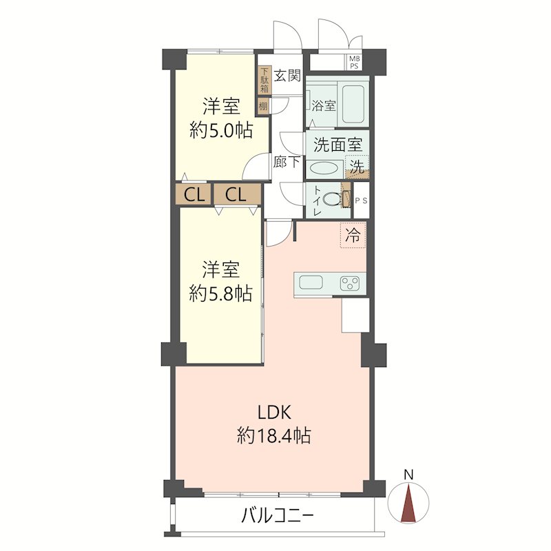 物件の間取り画像