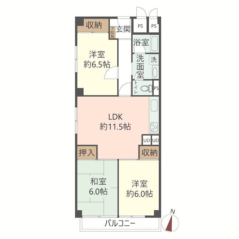 物件の間取り画像