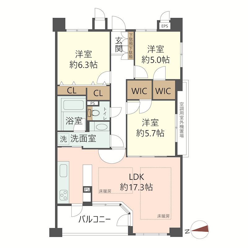 物件の間取り画像