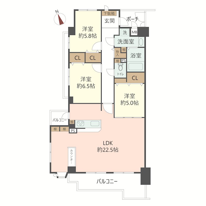 物件の間取り画像