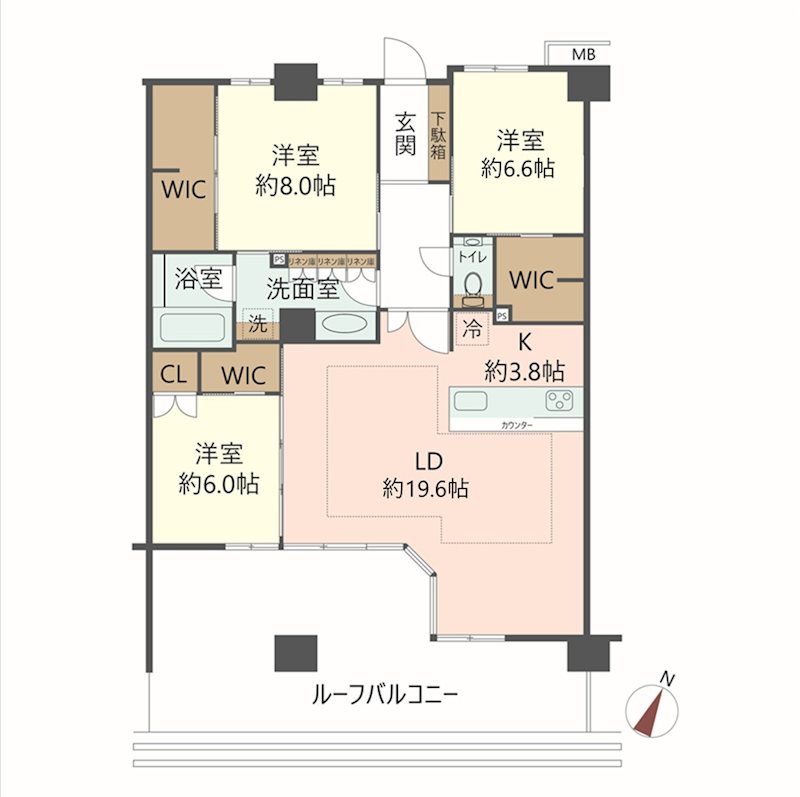 物件の間取り画像