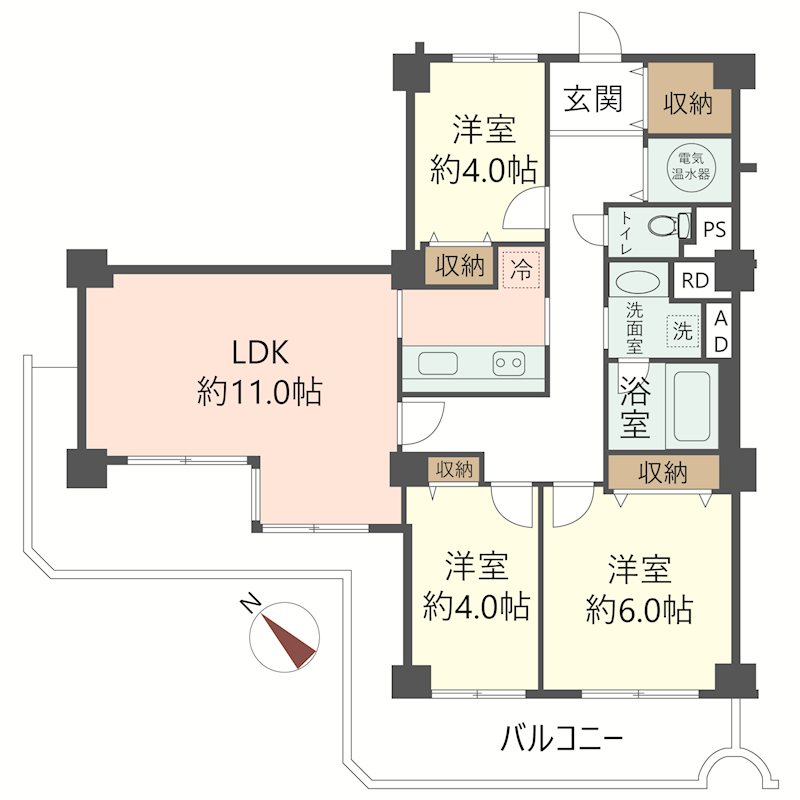 物件の間取り画像