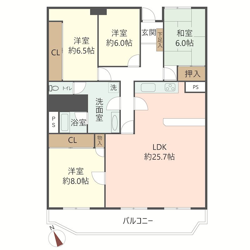 物件の間取り画像