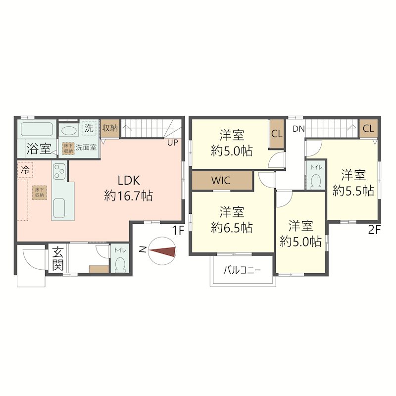 物件の間取り画像